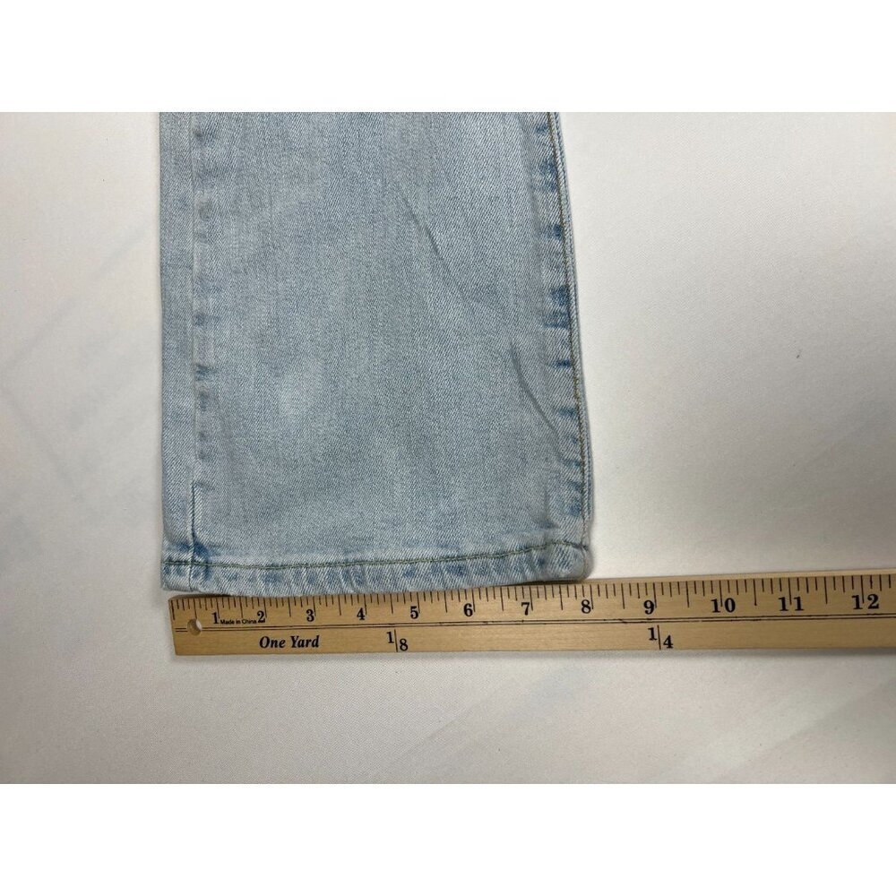 Levi's 518 Superlow Bootcut Jeans Juniors 7M Light Wash Stretch Blue Denim - Picture 10 of 10